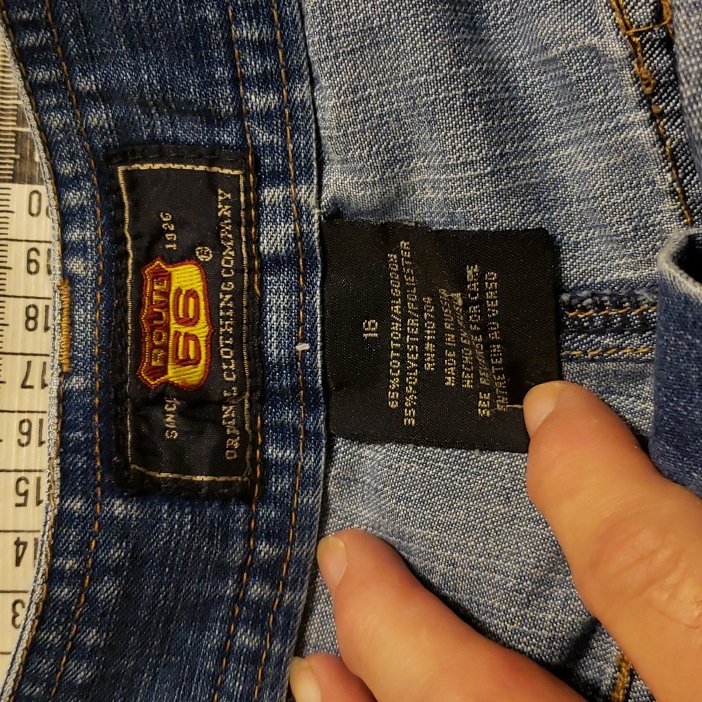 Route 66 size 16 denim shorts - Picture 3 of 5